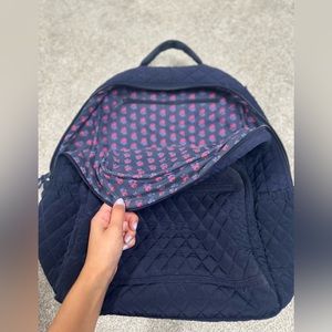 Vera Bradley Navy Backpack
